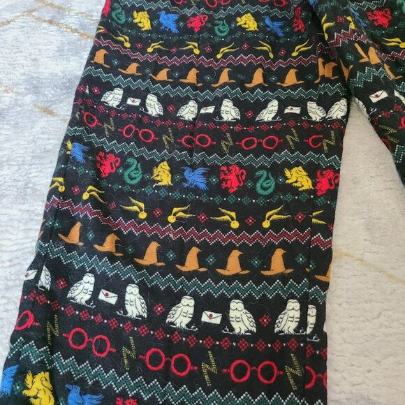 Harry Potter Fair Isle Relaxed fit Pajama Pants Womens size S Hanna Andersson - Picture 2 of 7